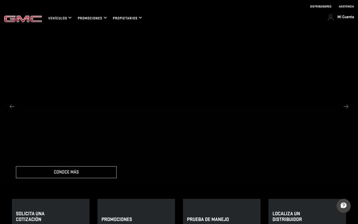Screenshot ta' gmc.com.mx