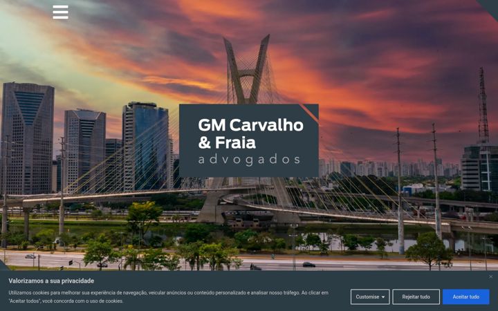 Screenshot of gmcarvalho.com.br