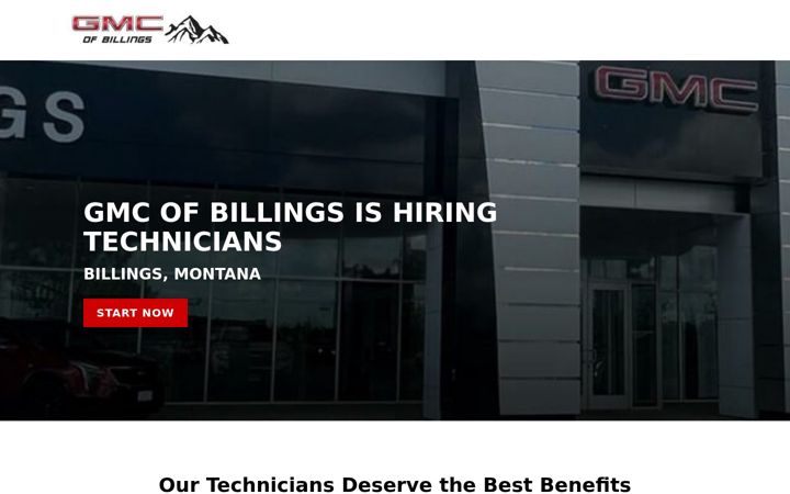 Screenshot of gmcofbillingsjobs.com