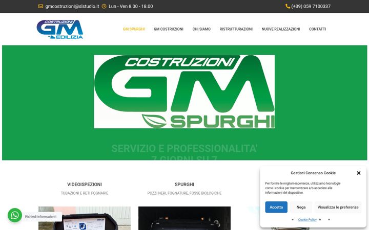 Screenshot of gmcostruzionizocca.it