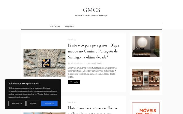 Screenshot of gmcs.pt