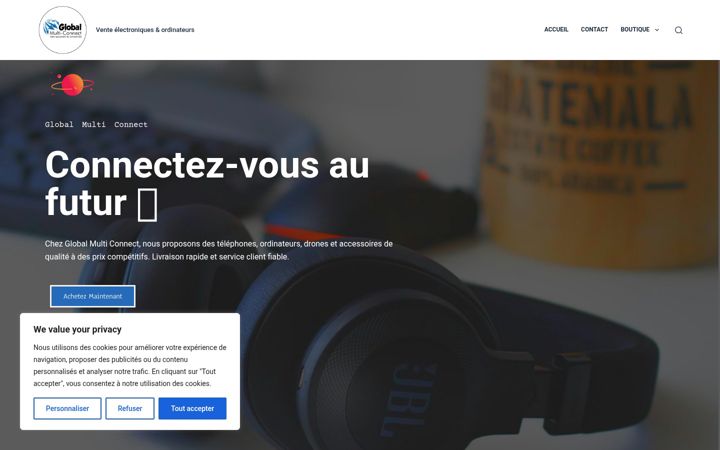 Screenshot of gmctechnologie.com