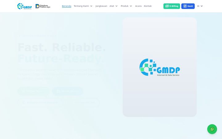 Screenshot of gmdp.net.id