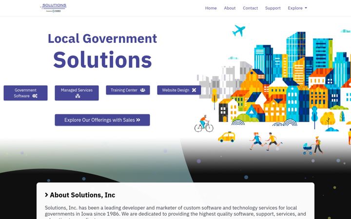 Screenshot of gmdsolutions.com