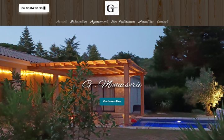 Screenshot of gmenuiserie-perigueux.fr