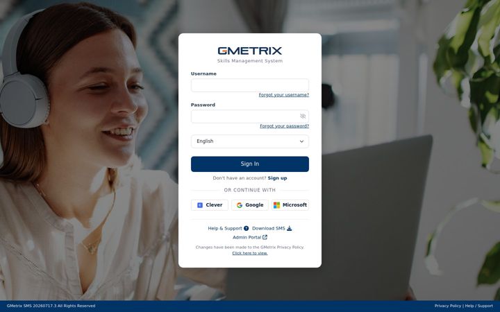 Screenshot of gmetrix.net
