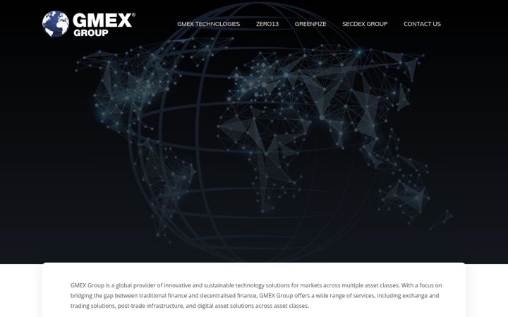 Screenshot of gmex-group.com