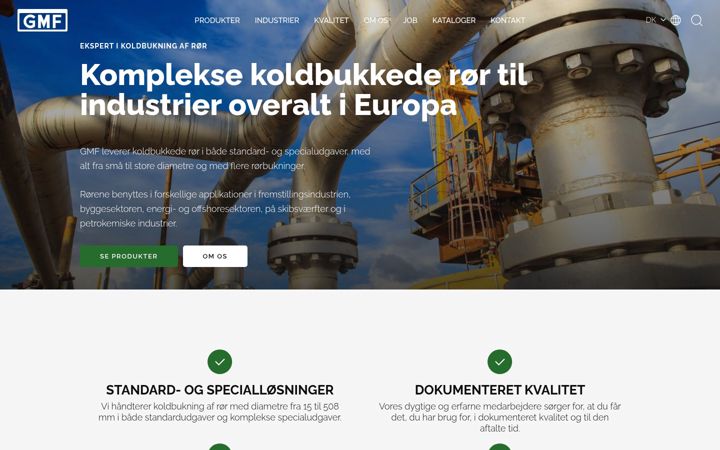 Screenshot of gmf.dk