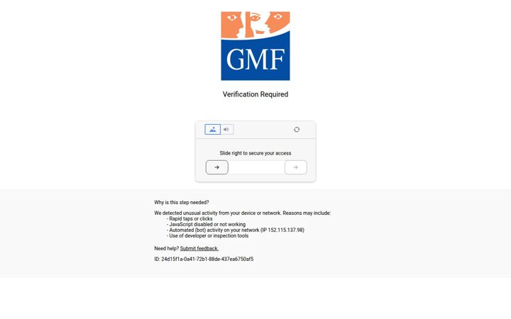Screenshot of gmf.fr