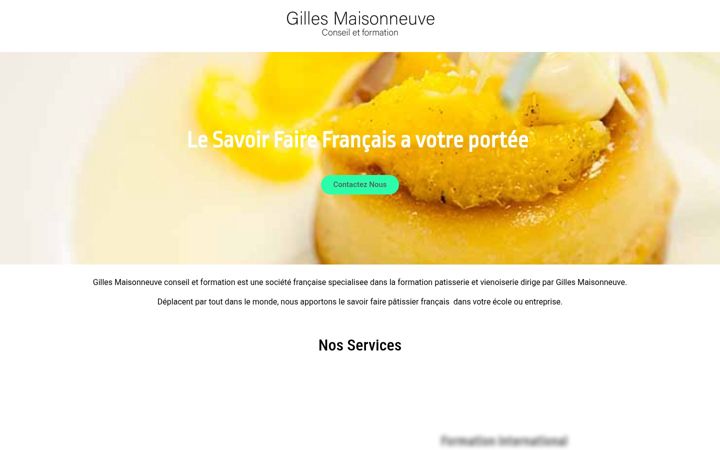 Screenshot of gmformation.com
