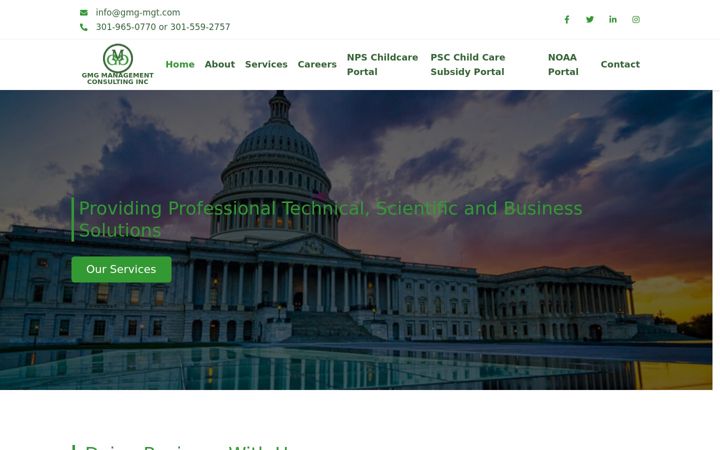 Screenshot of gmg-mgt.com
