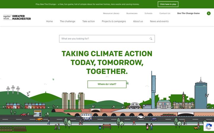 Screenshot of gmgreencity.com