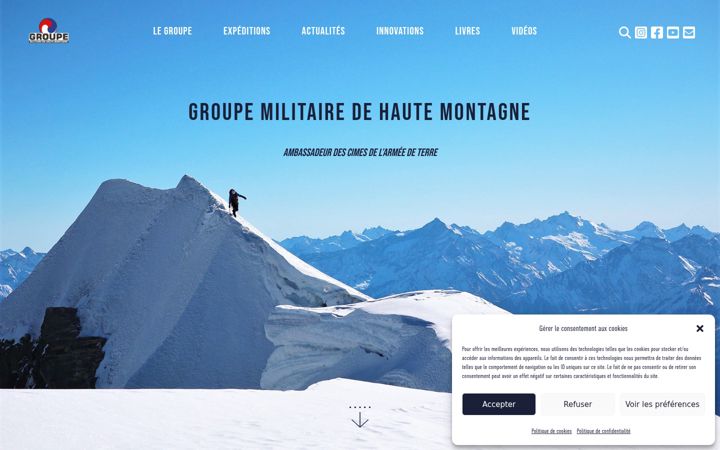Screenshot of gmhm.fr