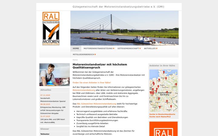 Screenshot of gmi-ev.de