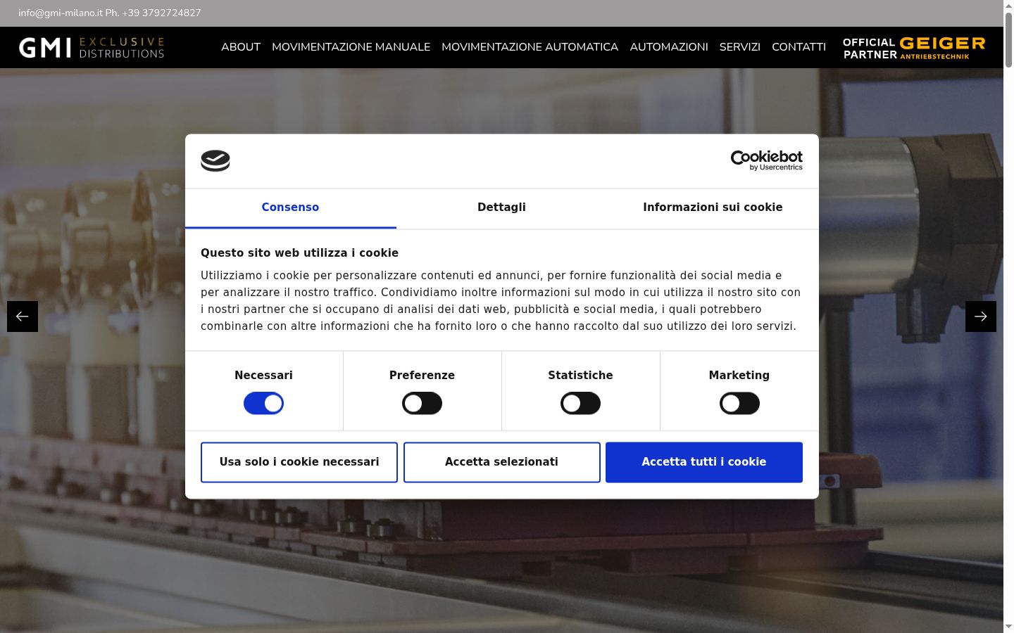 Screenshot tal-banner tal-kunsens muri qabel kwalunkwe interazzjoni