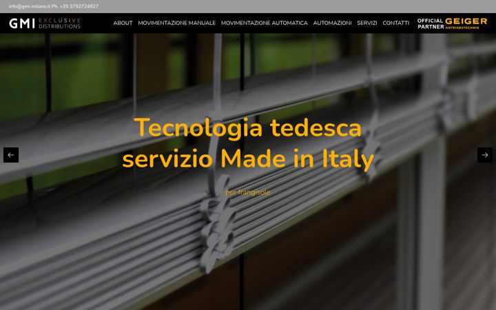 Screenshot of gmi-milano.it