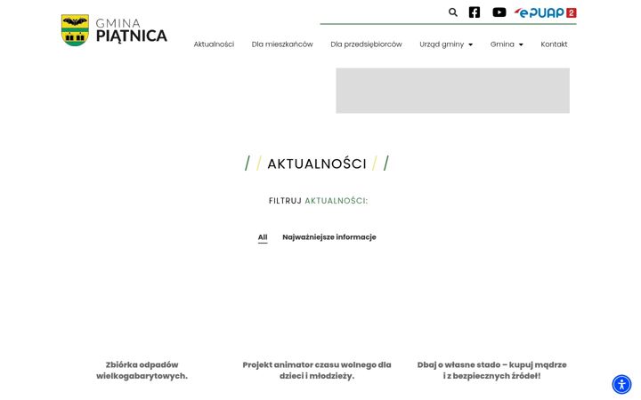 Screenshot of gminapiatnica.pl