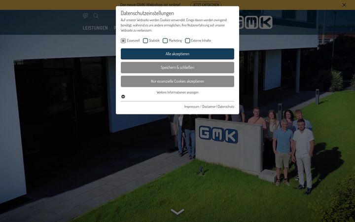 Screenshot of gmk-electronic-design.de