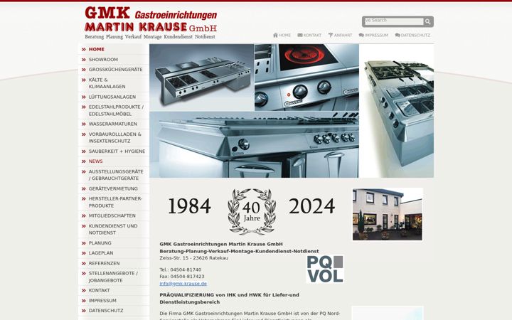 Screenshot of gmk-krause.de