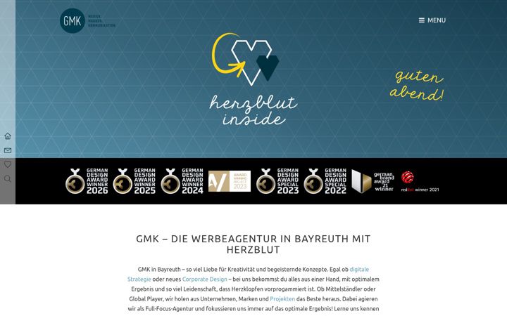 Screenshot of gmk.de