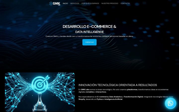 Screenshot of gmklabs.com