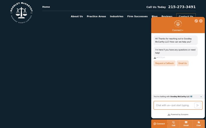Screenshot of gmlaborlaw.com