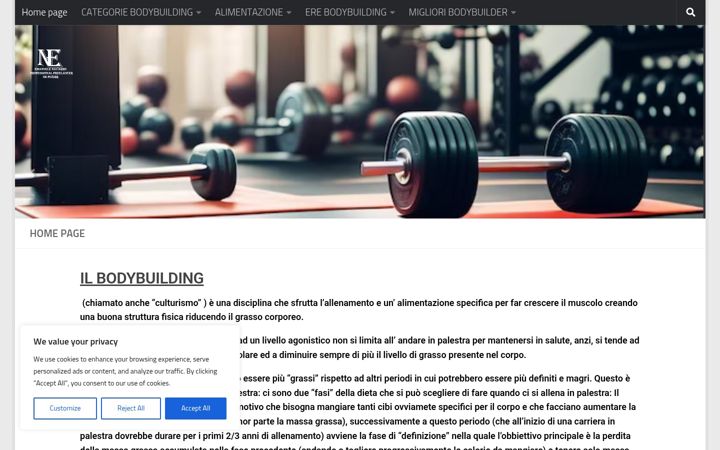 Screenshot of gmnbodybuilding.altervista.org