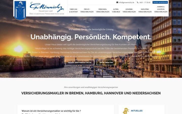 Screenshot of gmoennichjr.de