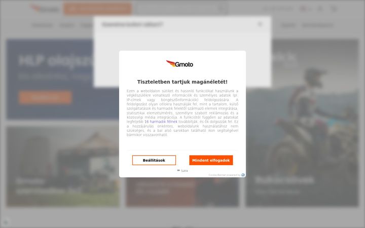 Screenshot of gmoto.hu