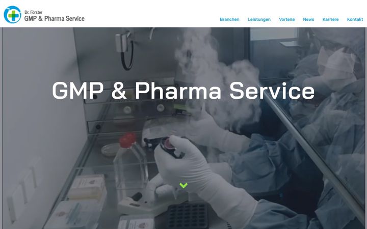 Screenshot of gmp-pharma-service.de