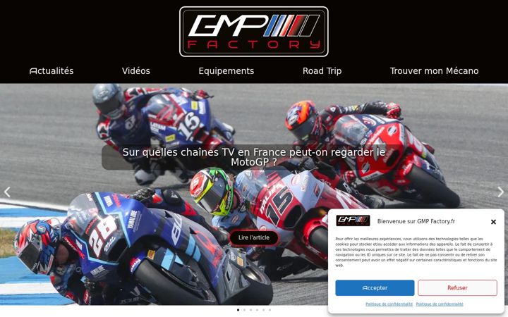Screenshot of gmpfactory.fr