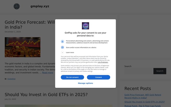 Screenshot of gmplay.xyz