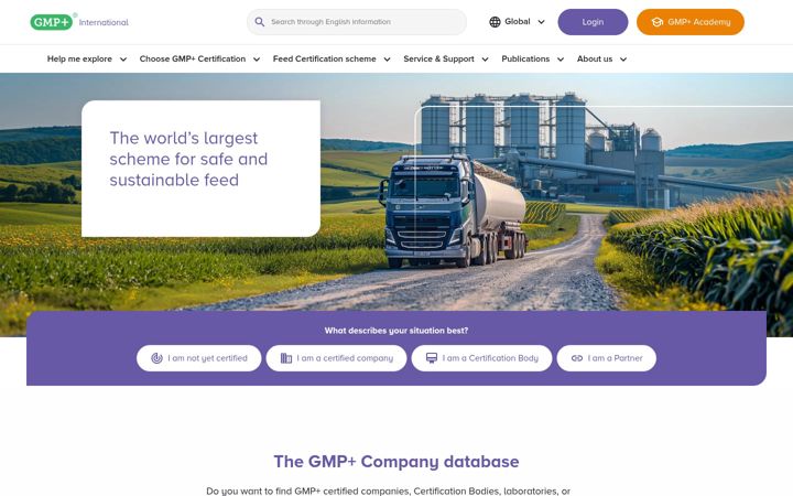 Screenshot of gmpplus.org