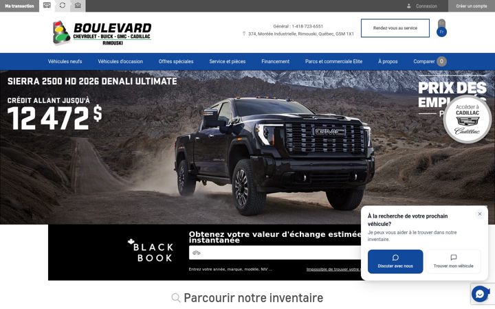 Screenshot of gmrimouski.com
