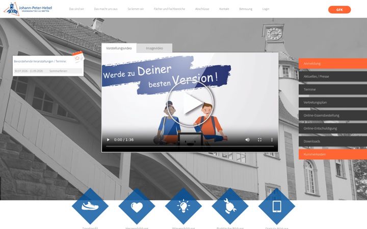 Screenshot of gms-bretten.de