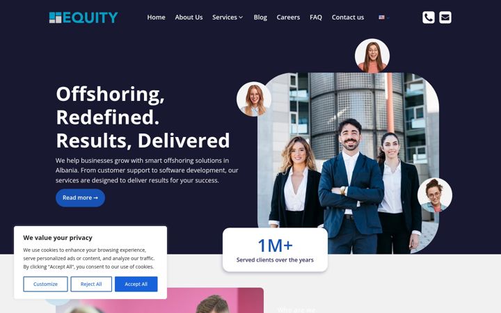 Screenshot of gms-equity.com