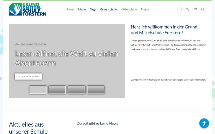 Screenshot of gms-forstern.de
