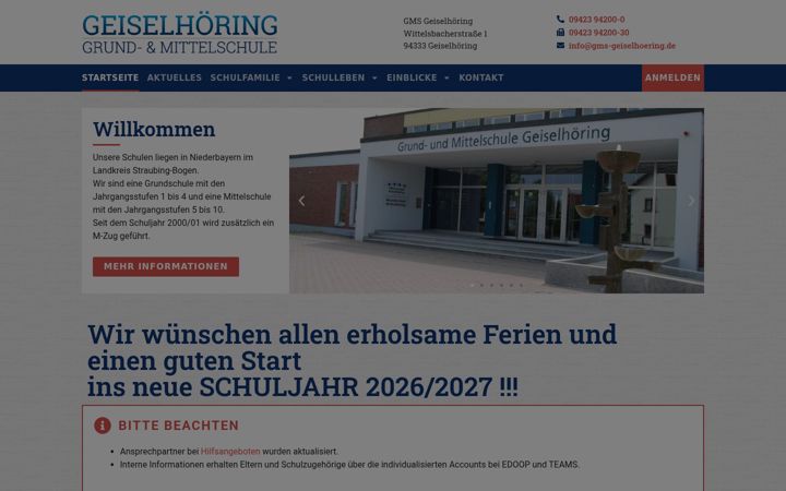 Screenshot of gms-geiselhoering.de