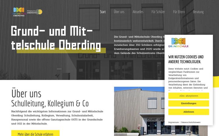 Screenshot of gms-oberding.de
