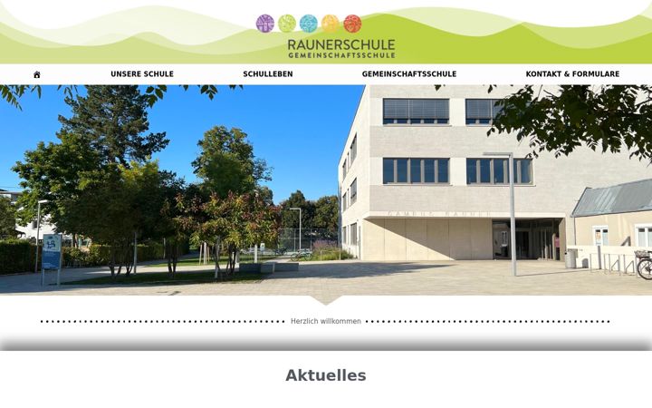 Screenshot of gms-raunerschule.de