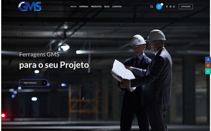 Screenshot of gms.com.br