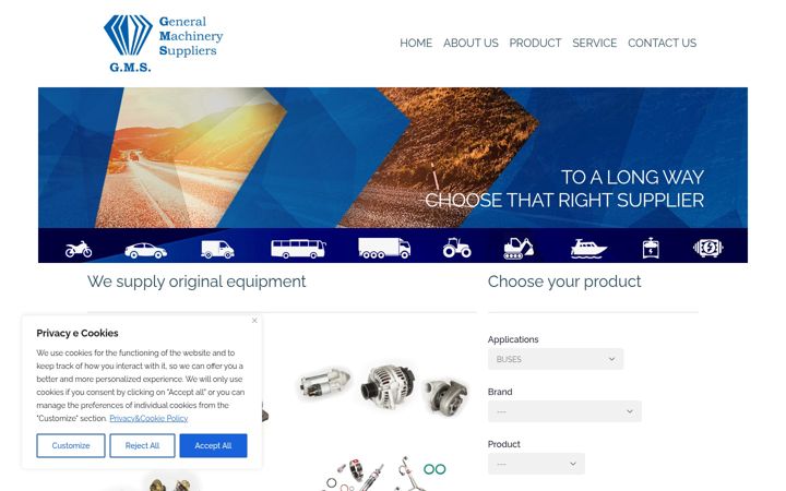 Screenshot of gmsdavico.it