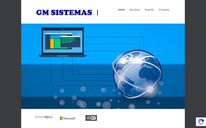 Screenshot of gmsistemas.es