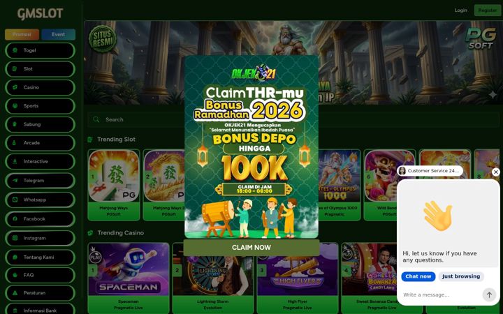 Screenshot of gmslots.net