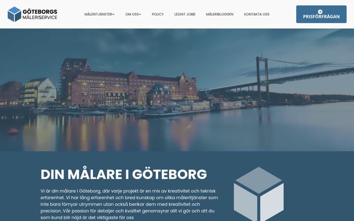 Screenshot of gmsmaleri.se