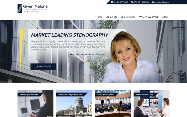 Screenshot of gmss.ie