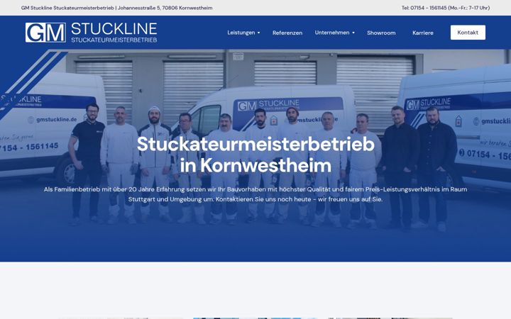 Screenshot of gmstuckline.de