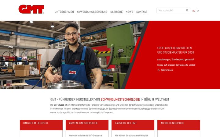 Screenshot of gmt-produktion.de