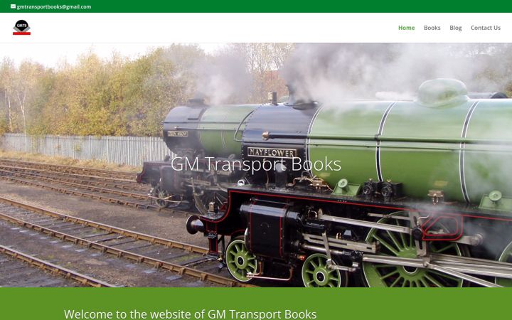 Screenshot of gmtransportbooks.co.uk