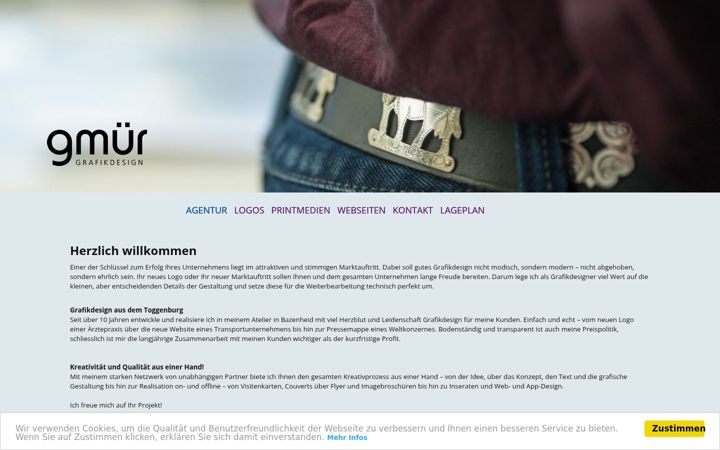 Screenshot of gmuer-grafik.ch
